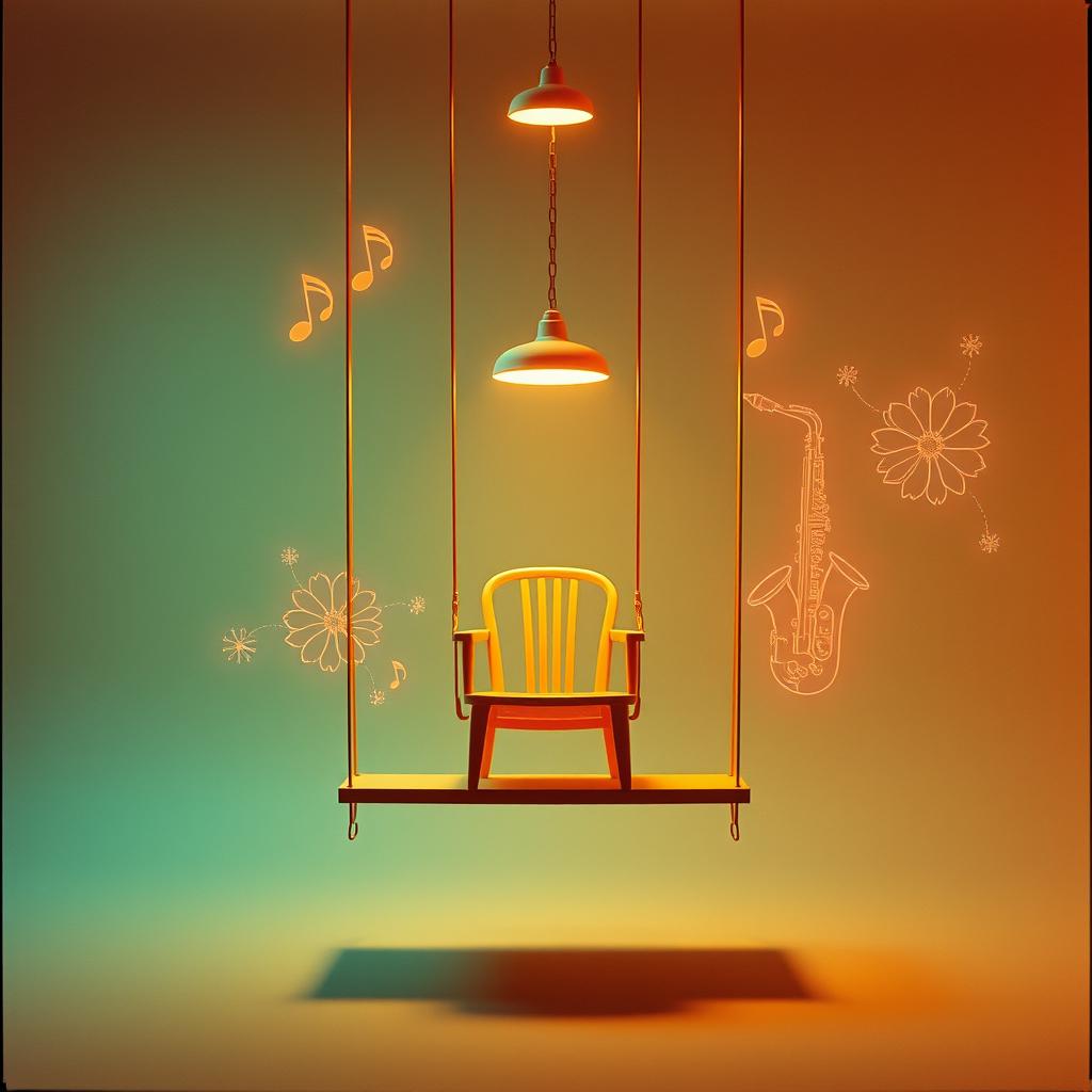 Balanță, inima balansoar mix artwork