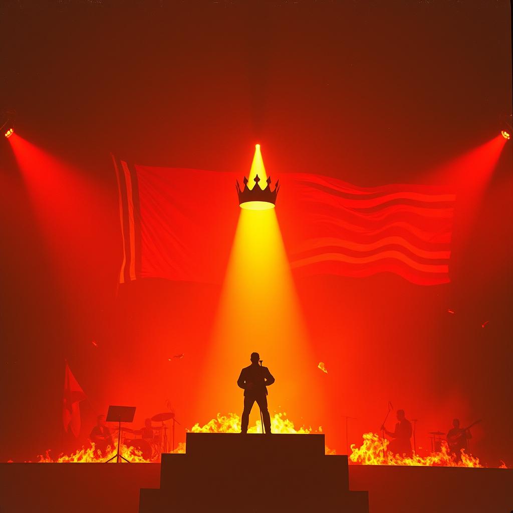 Title: "Burn the Crown" artwork