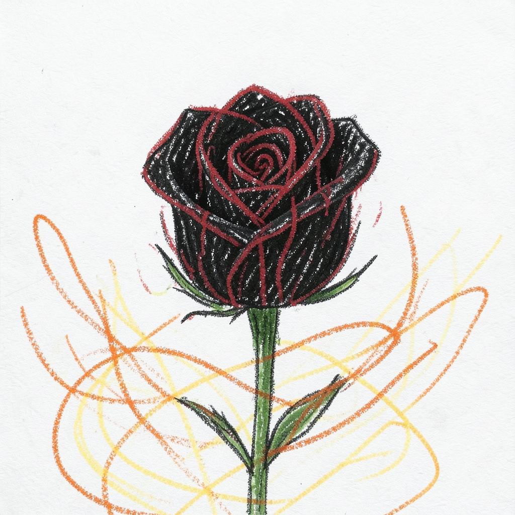 🖤🌹 → ❤️ BLACK ROSE ARIS — Kırmızıya Dön artwork