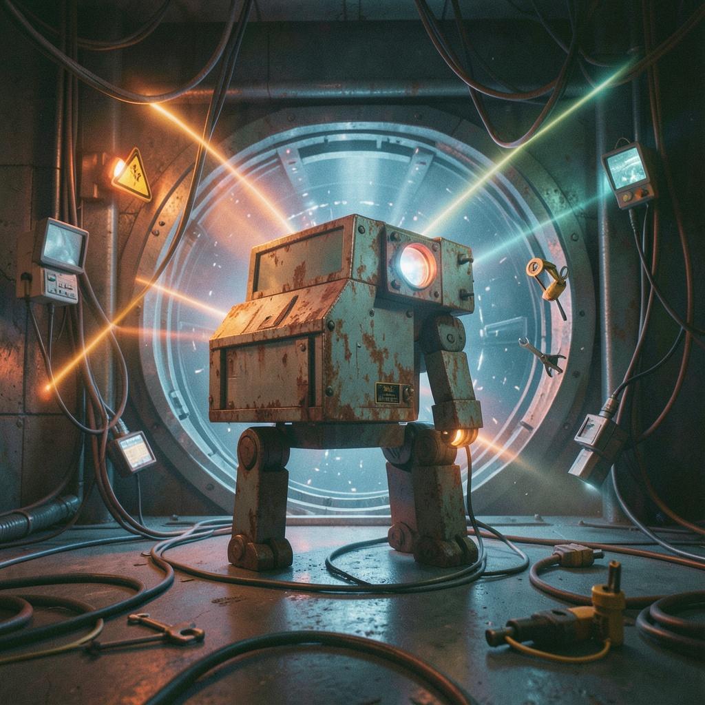 Dont piss off robotics artwork