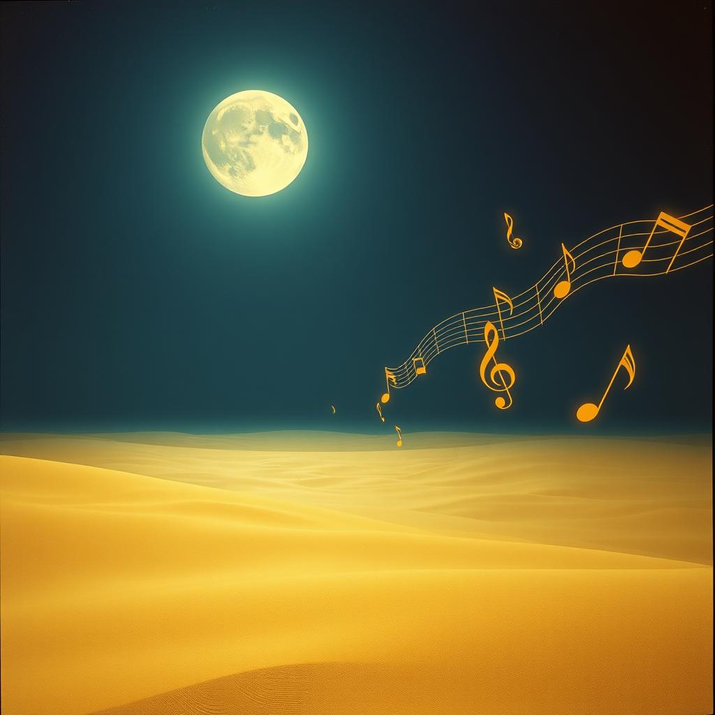Whispers travel with the desert breeze - Atti.D artwork
