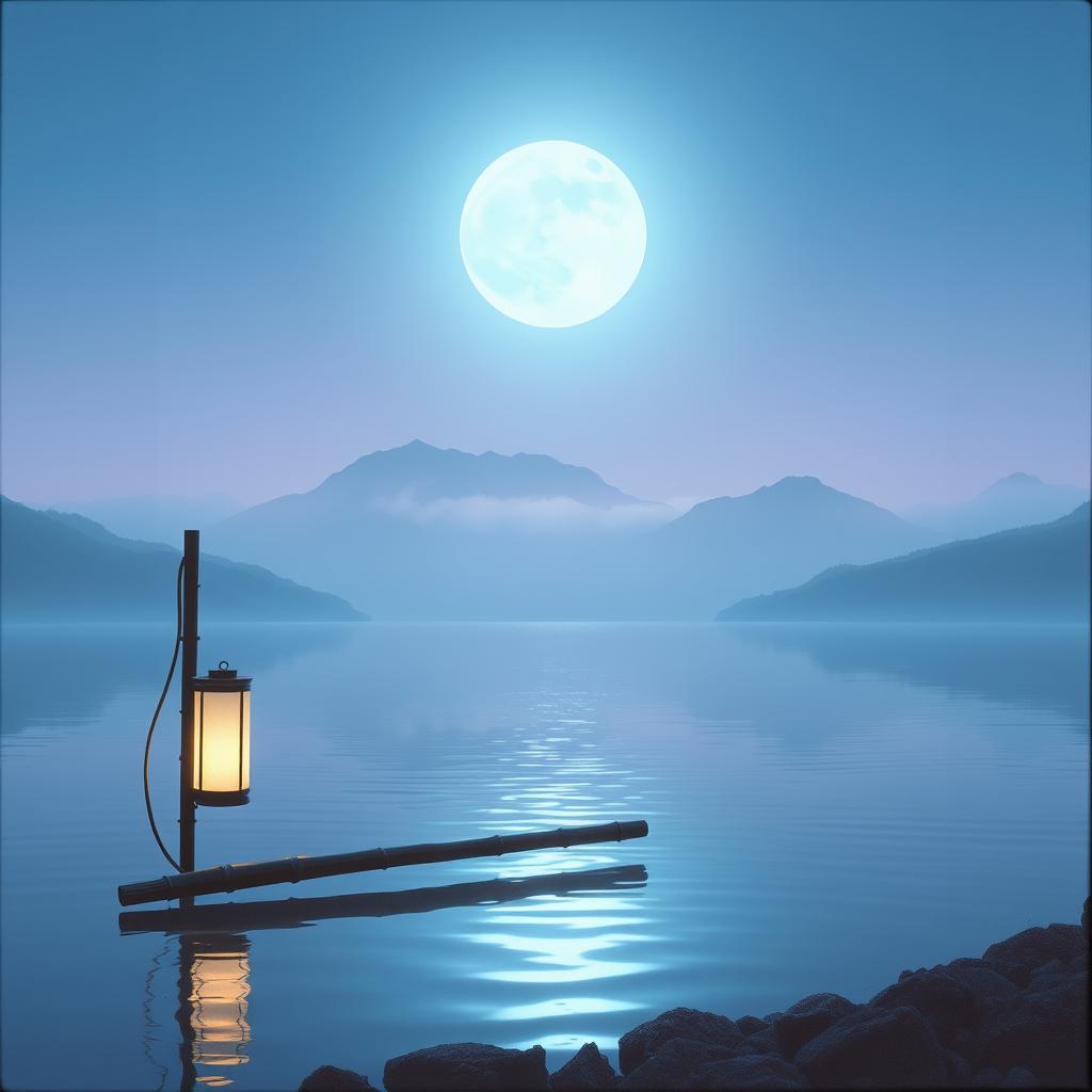 《藏在月下》 ( Hidden Beneath the Moon) 🌑 artwork