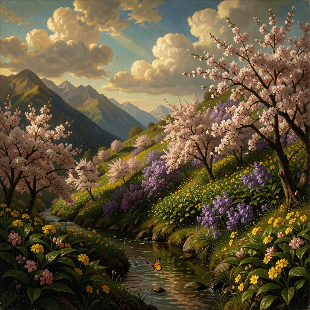 《台灣的春天，花開滿山》 artwork
