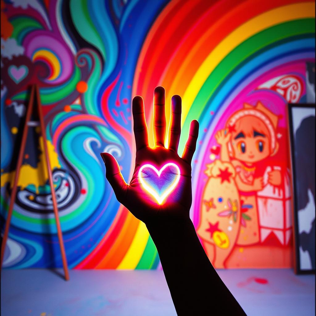 The Rainbow Fingerprint (The Art of Us) (ver 2) artwork