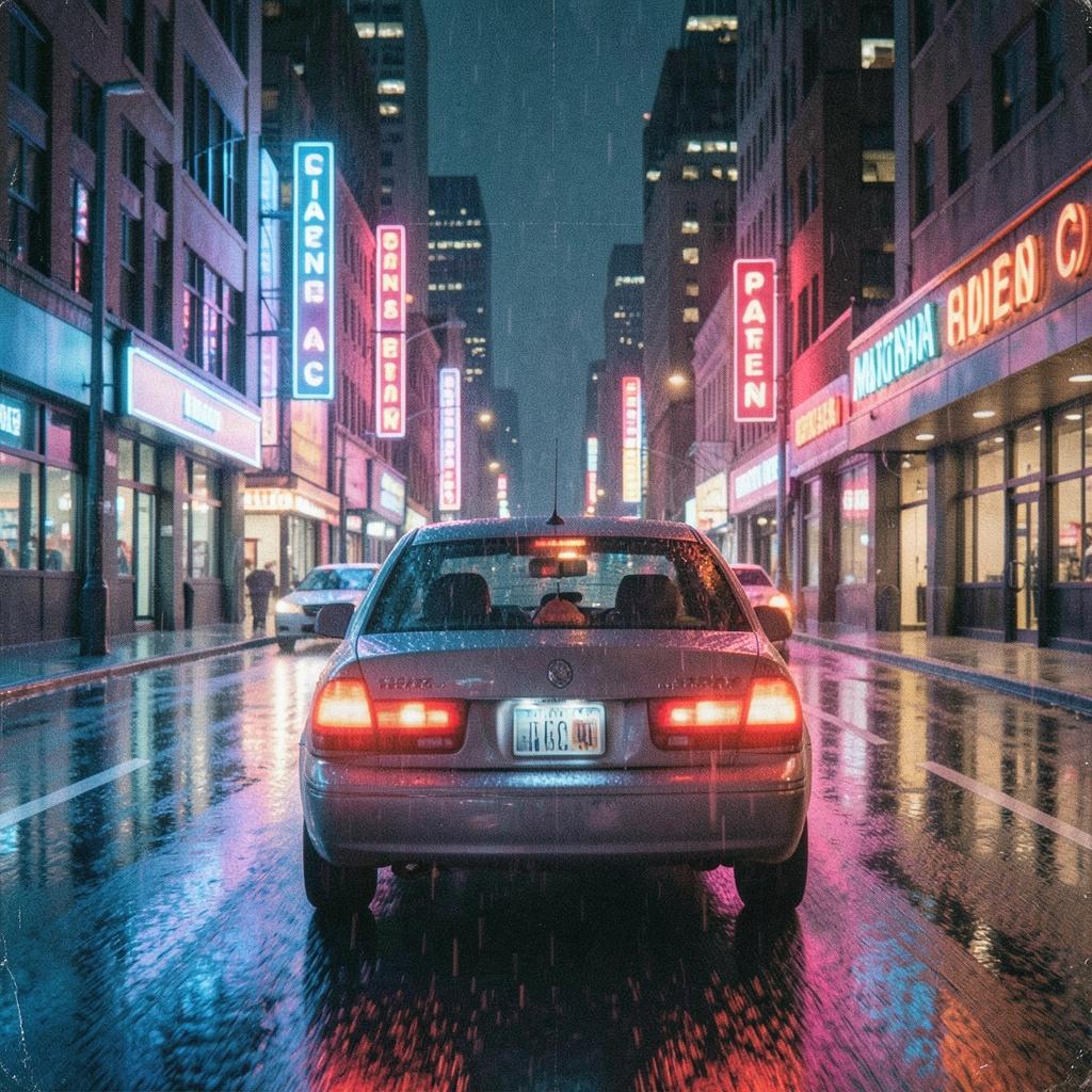 Through the Skyscraper Gaps　摩天楼の隙間を抜けて artwork