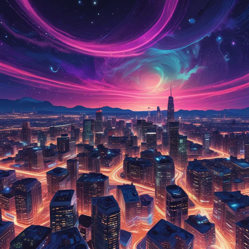 Nighttime artwork