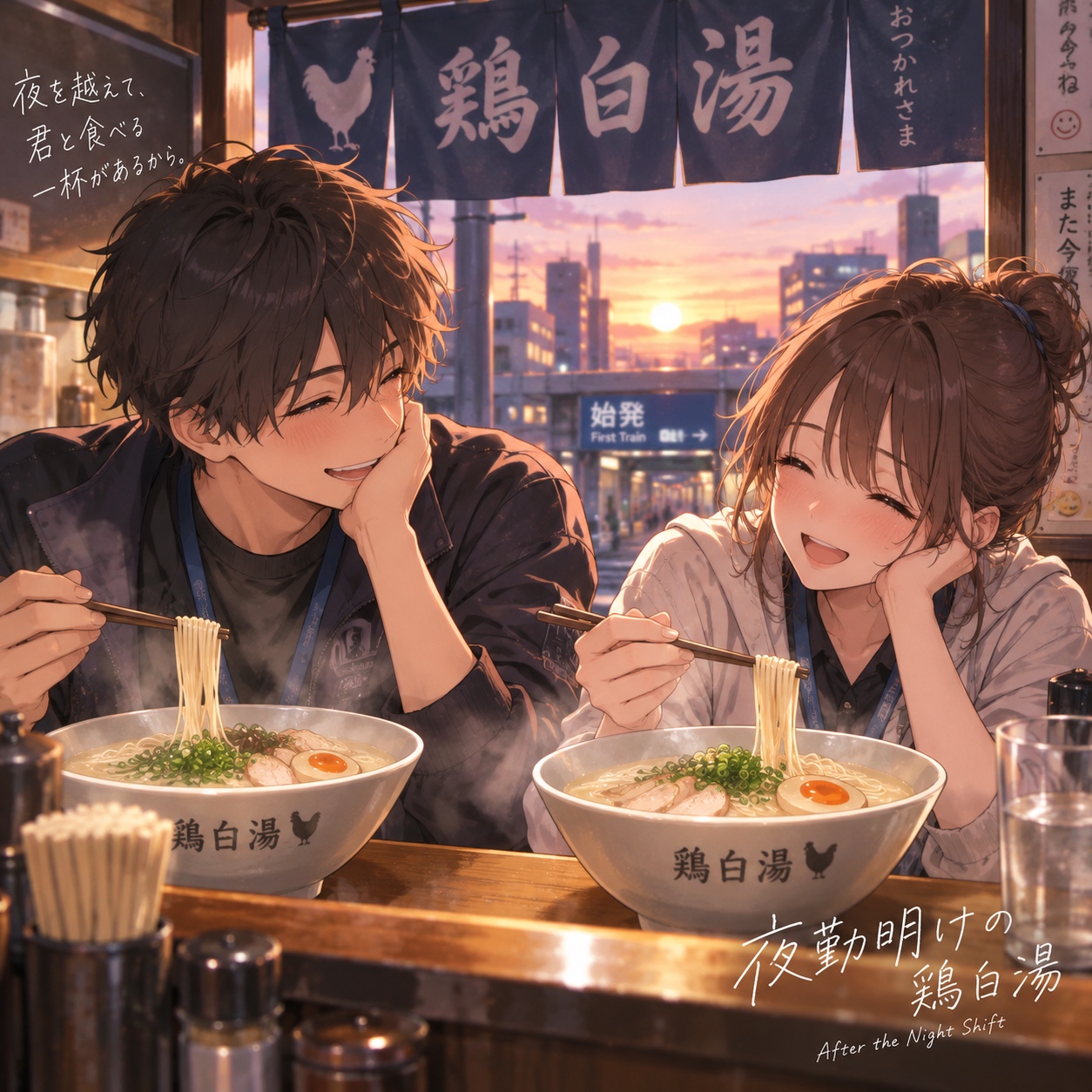 夜勤明けの鶏白湯 artwork