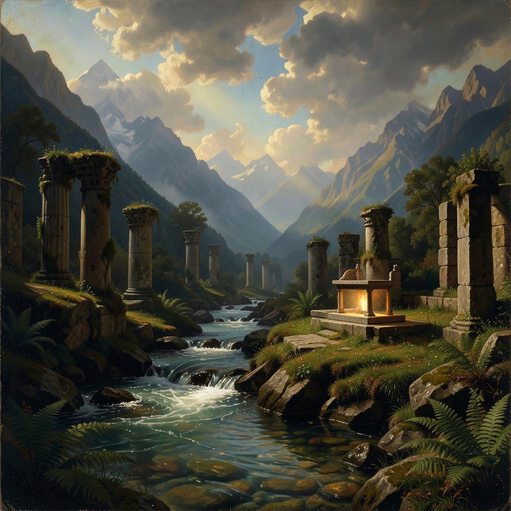 Come, See the works of God - Psalm 46 artwork