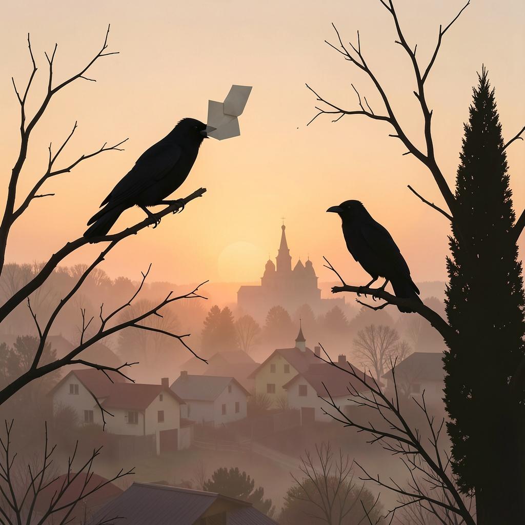 Чорний ворон Листа artwork