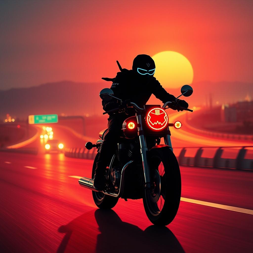 Arizona Nights x Gringo Ninja Nunchuck Biker (Mashup) artwork