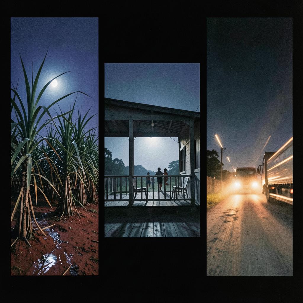 Harvest Moon Over Cane Fields artwork