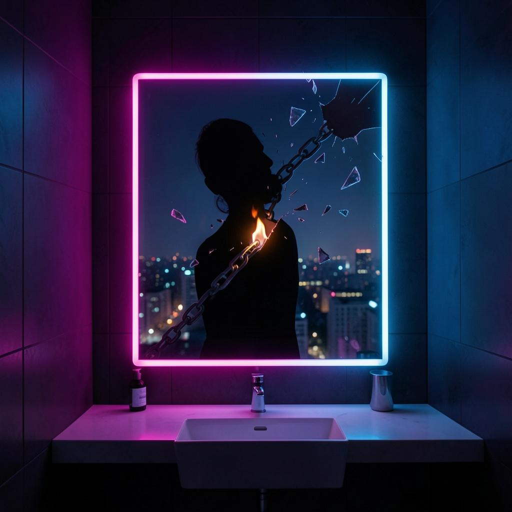 Neon Mirror Chains artwork