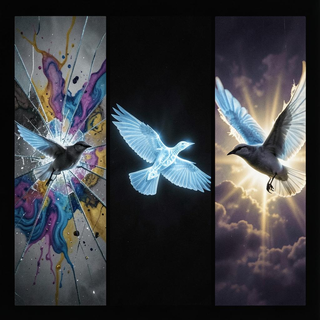 Bioluminescent Bird......V2..... artwork
