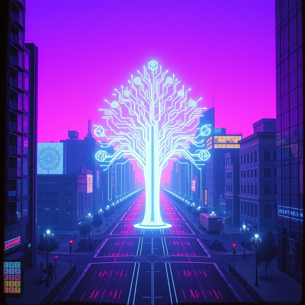 есть лишь хайтек artwork
