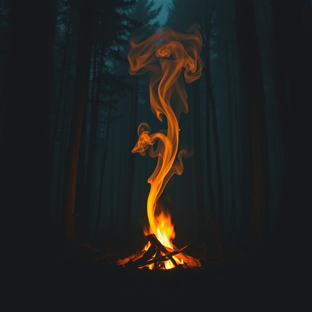 She moves like fire artwork