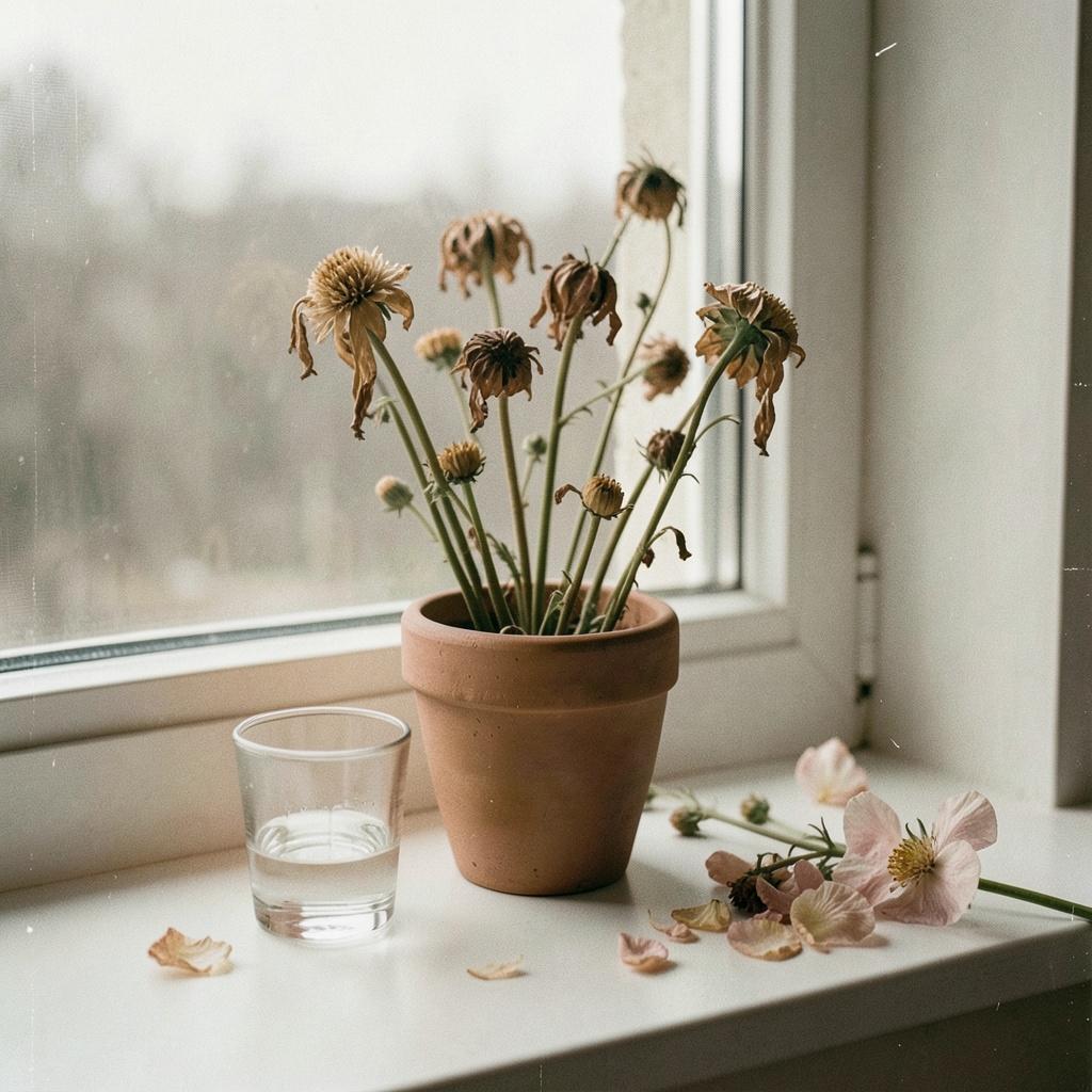 Albert Axelrod about cut flowers artwork