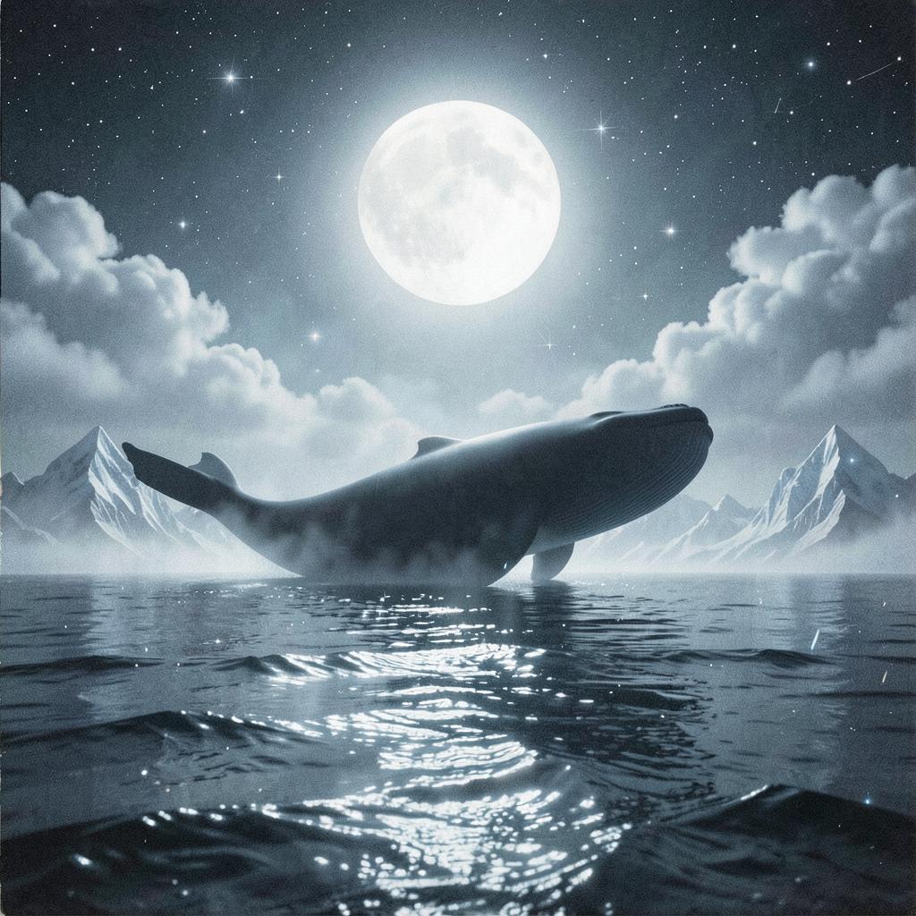 Moonlit Whale2 artwork