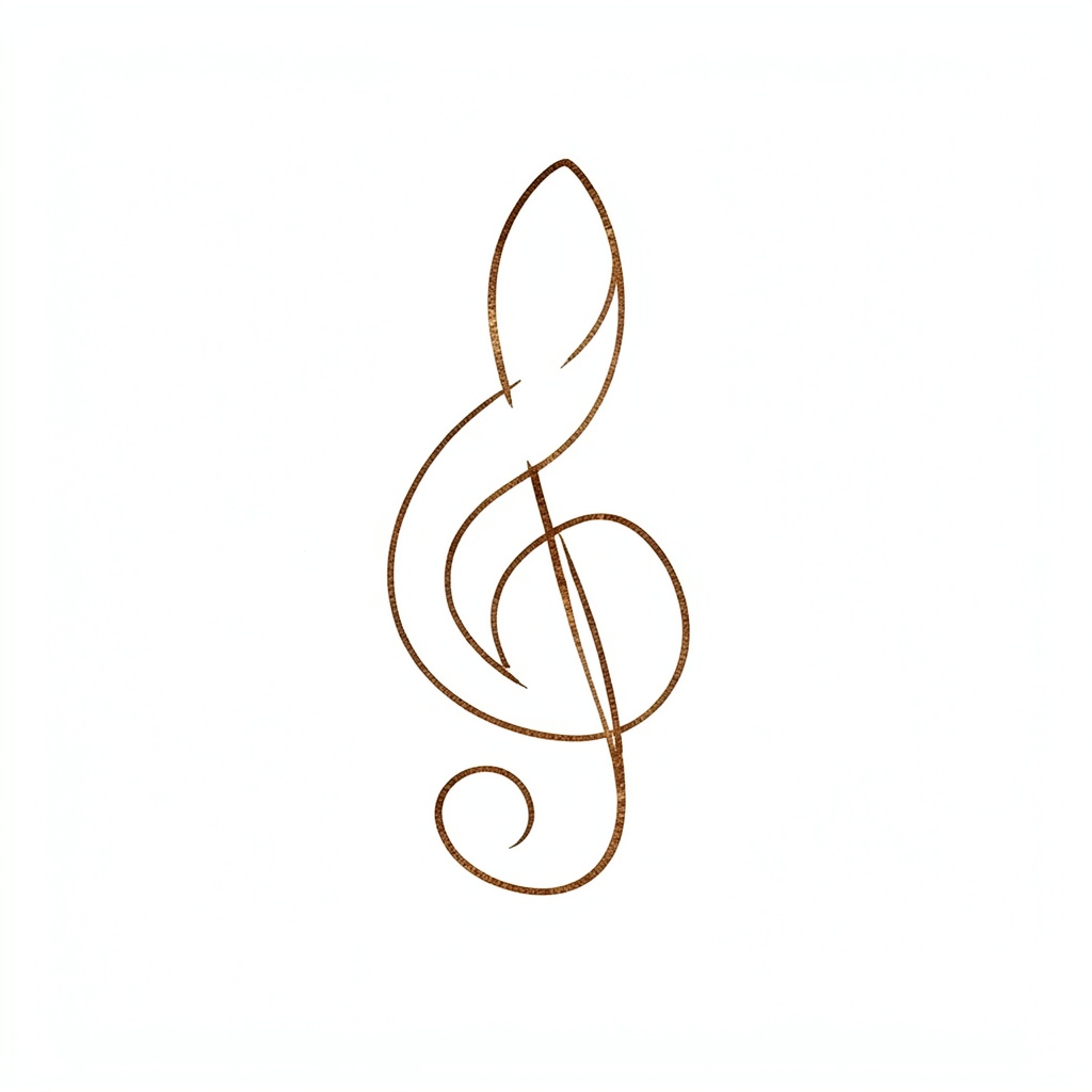 rusty violin artwork