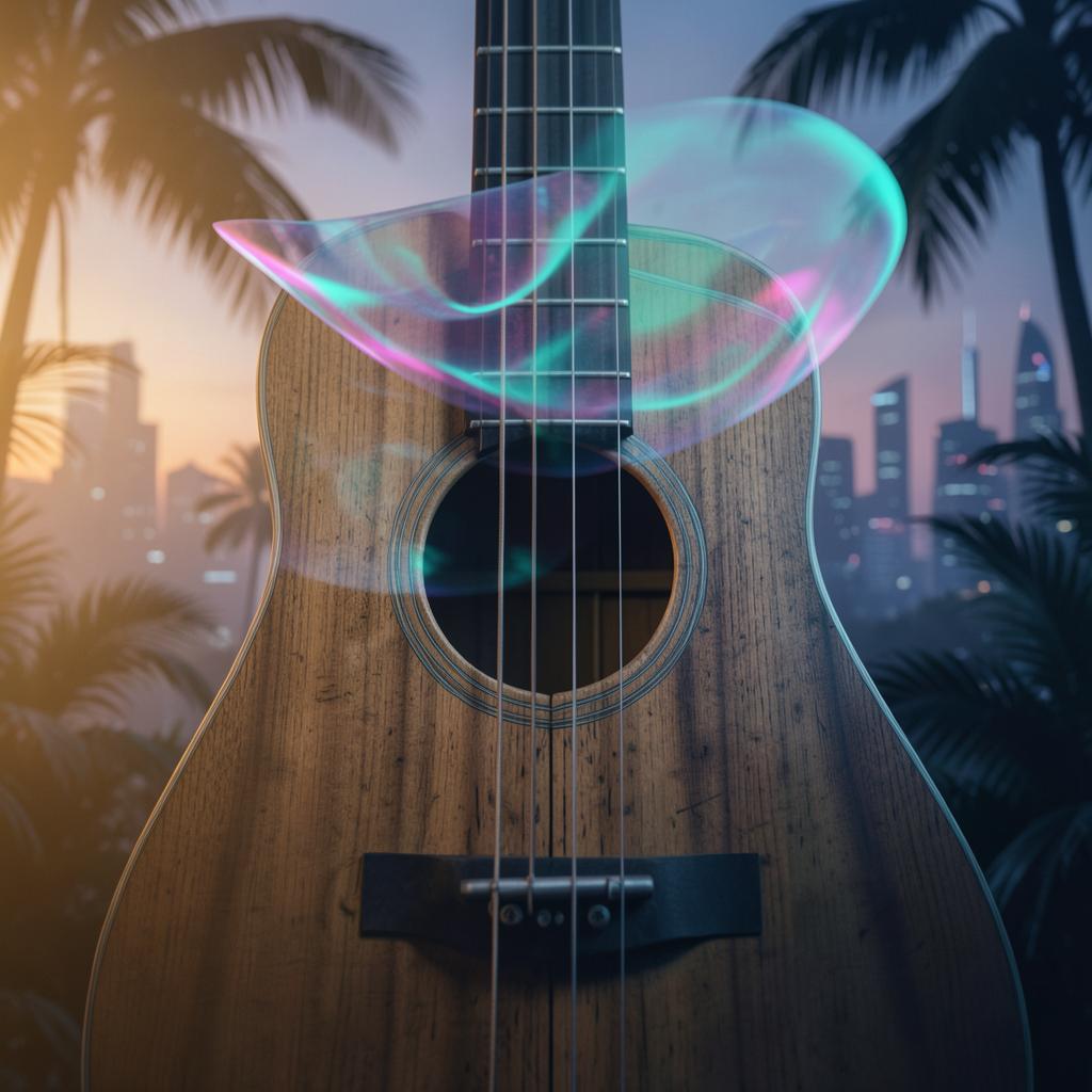 Hawaiian Slack-Key Guitar (Kī artwork