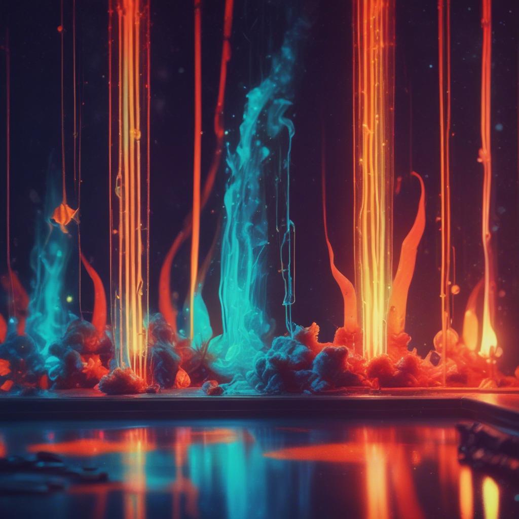 In the aqua, teal ocean artwork