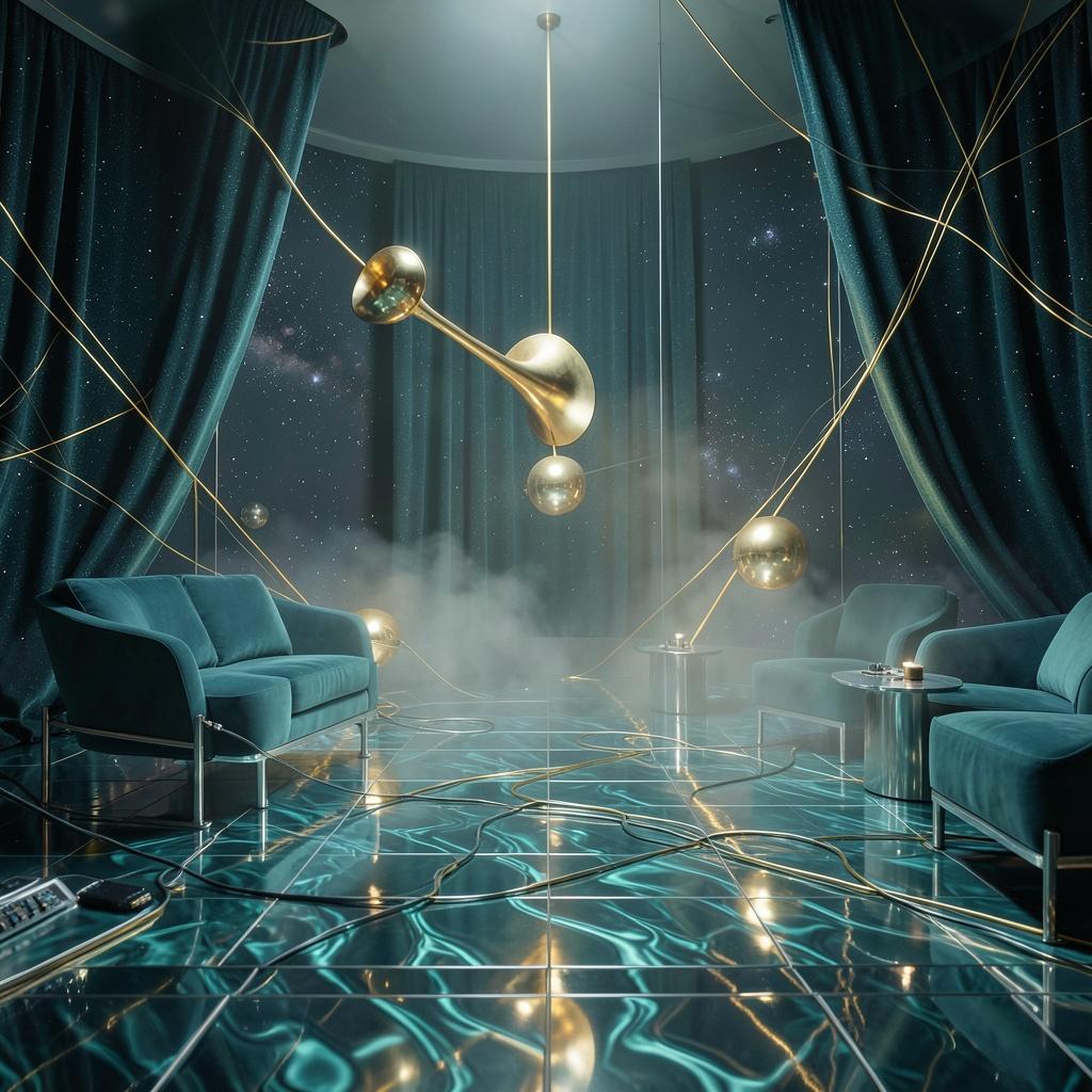 Space age jazz artwork