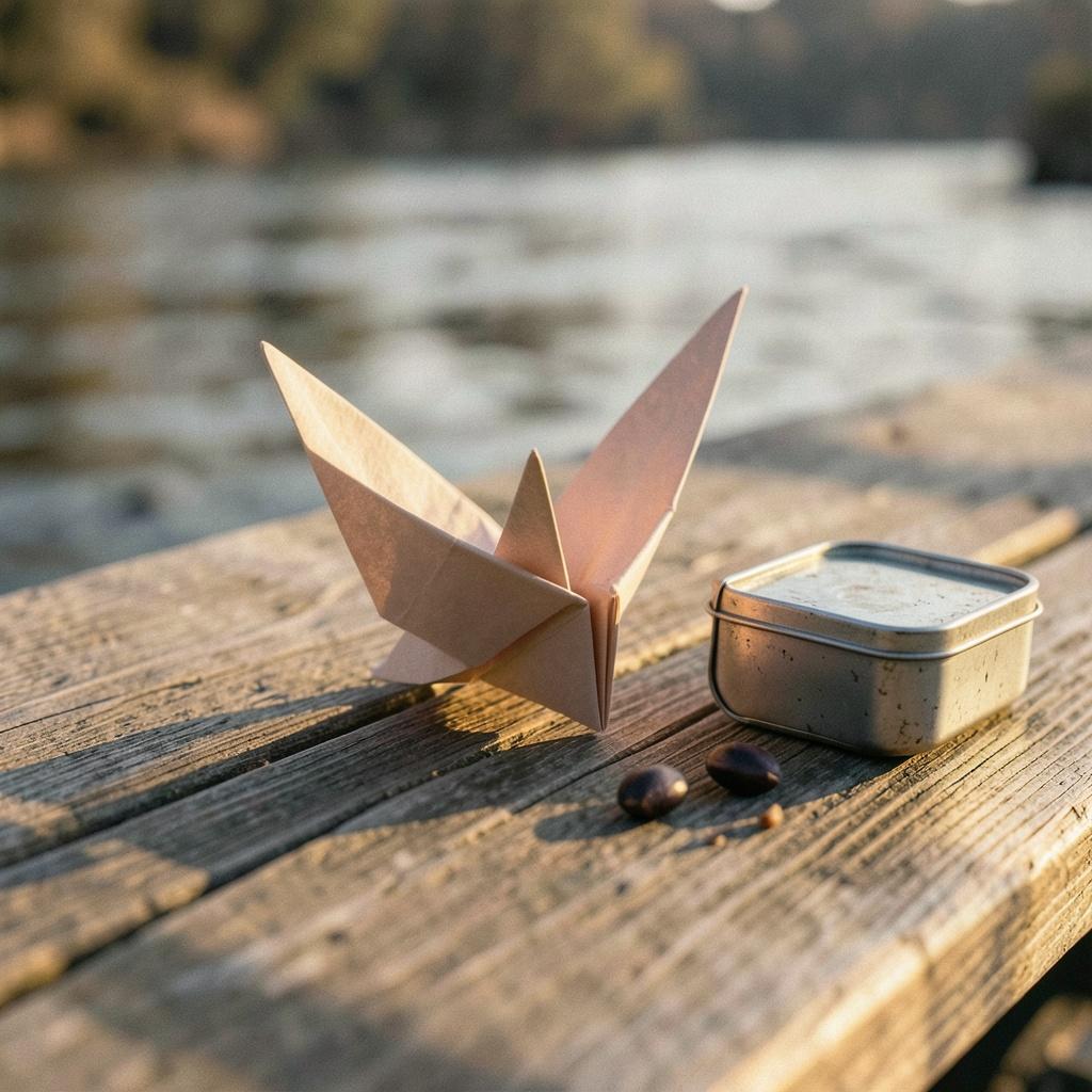 Paper Crane Train artwork