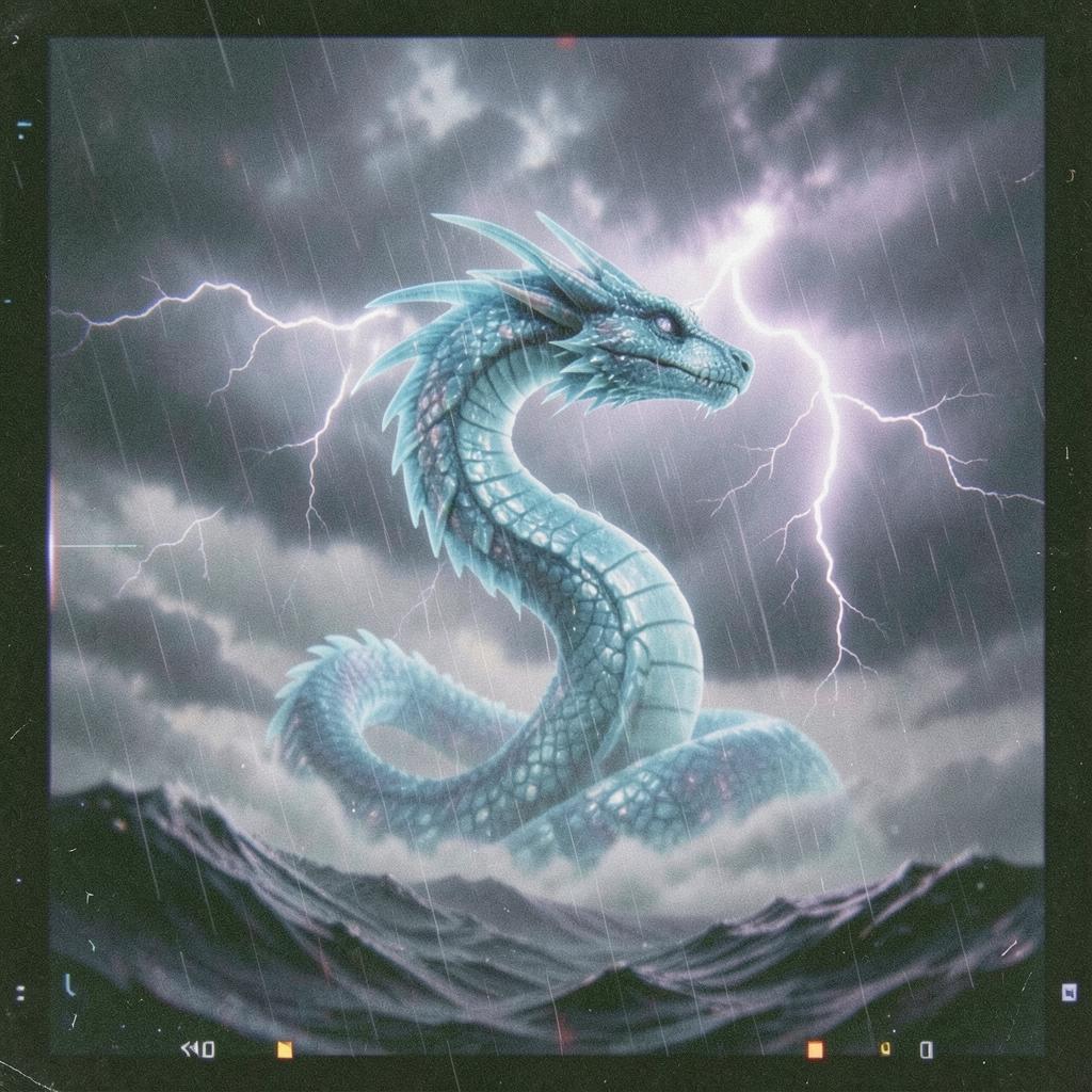 蒼龍青雲 - Azure Dragon: Rising Through Clouds artwork
