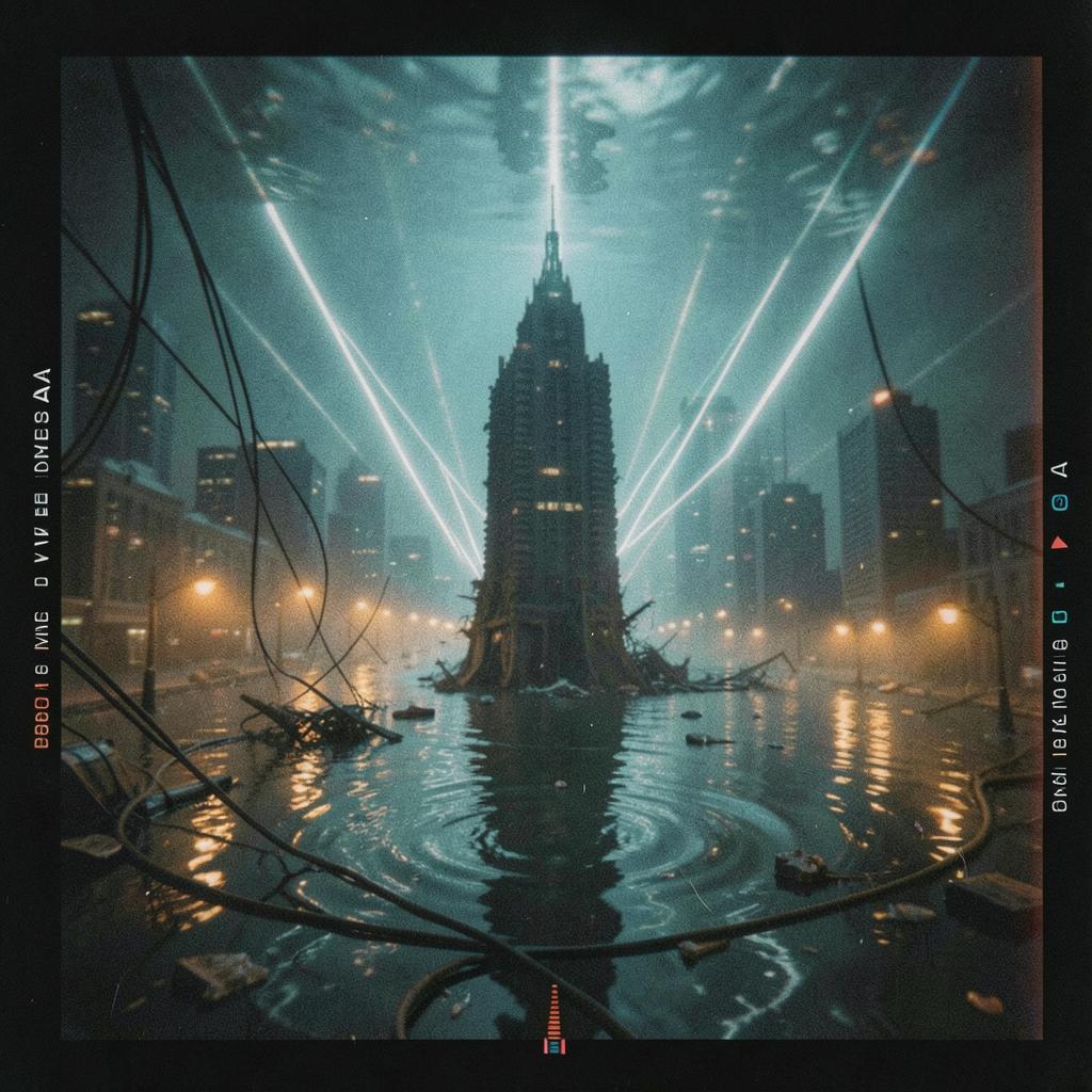 Submerged Metropolis City artwork