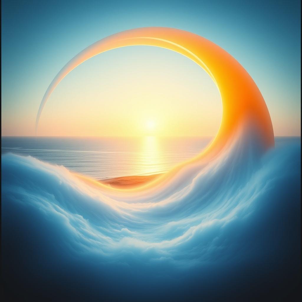 1🌹🧡🦋🦚Between Blue and Orange |  The Color That Dissolves Me | No Between artwork