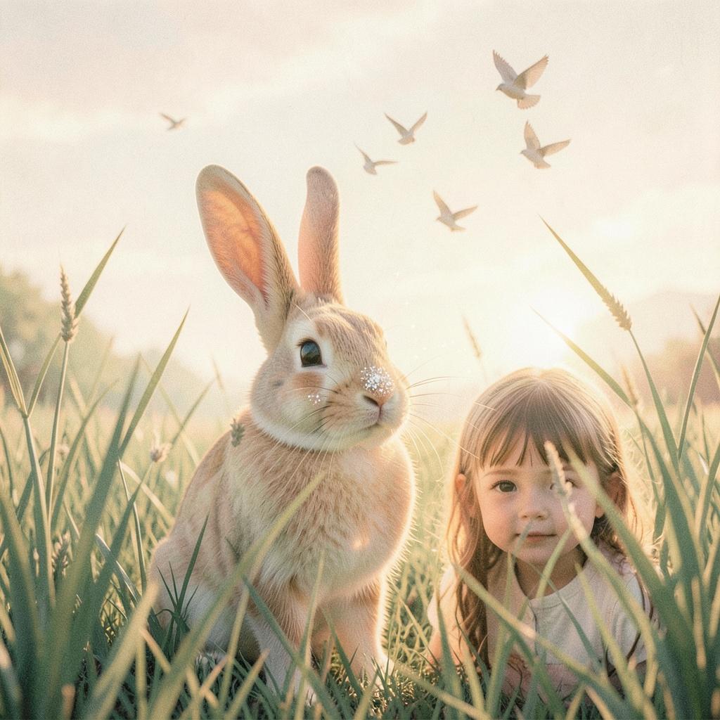 Das Häschen und das Mädchen ( Kinderlied) artwork