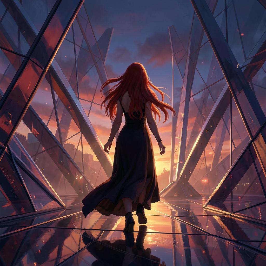 Red like fire artwork