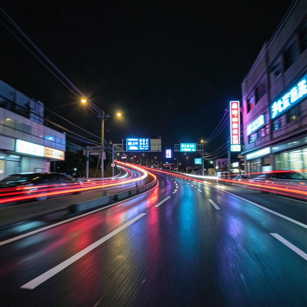 夜と共に走る artwork