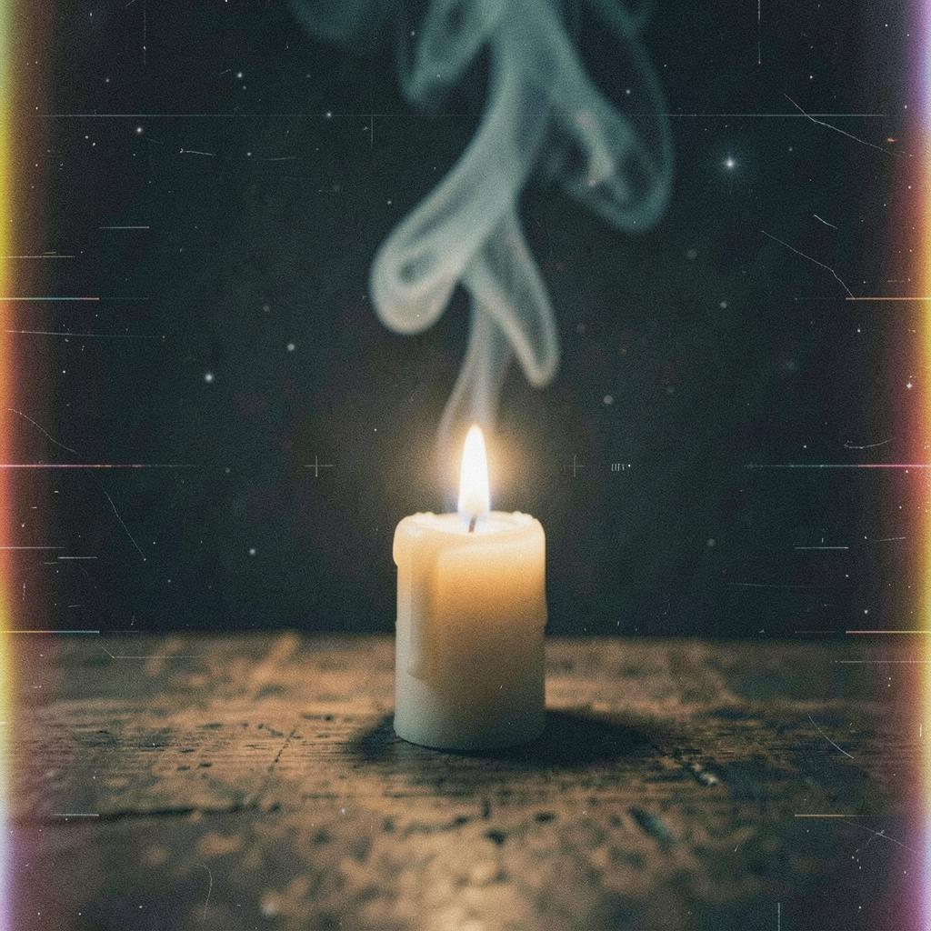 Smoke from a Candle artwork