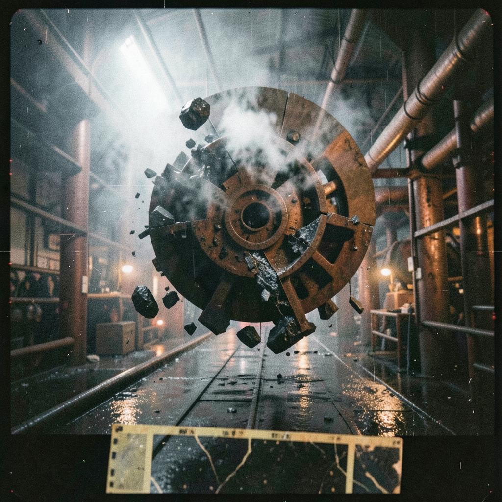 The Wheel Is Broken -1888 - 30 o 100 -The Cage artwork