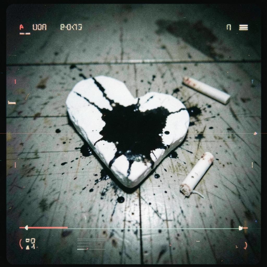 chalk heart artwork