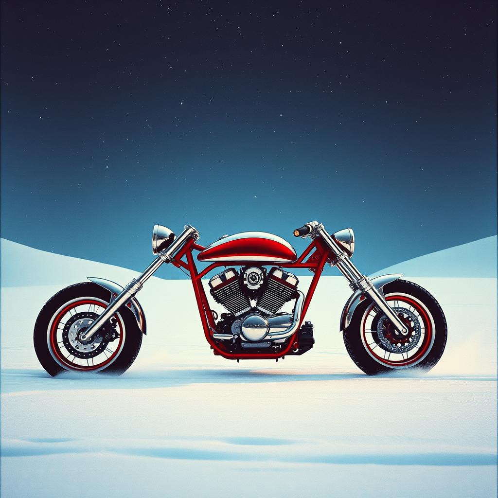 * Santa Road a Harley artwork