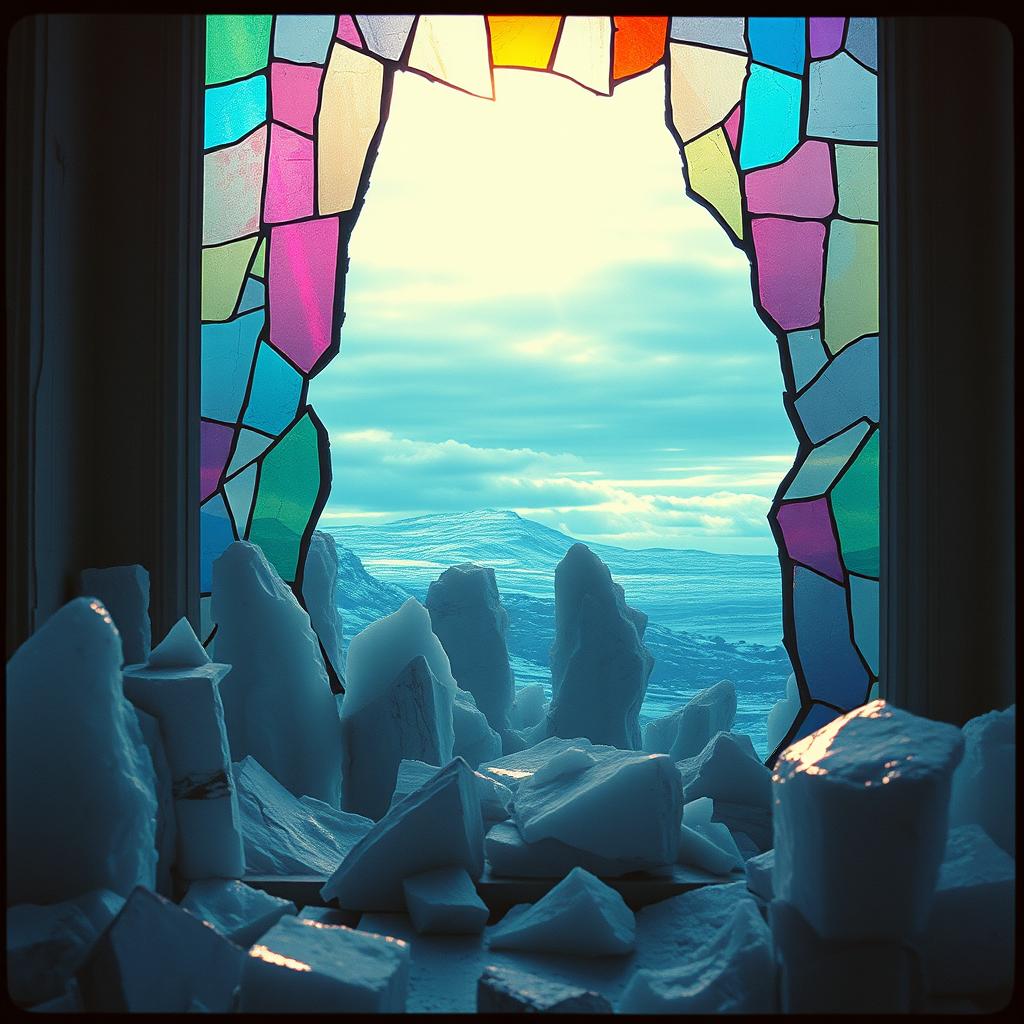 Shattered Glass Skies artwork