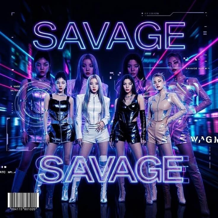 BratZ (브라트Z) 'Savage' 4th Single (Graphic Ver. - "Neon Strike") [KOREAN]