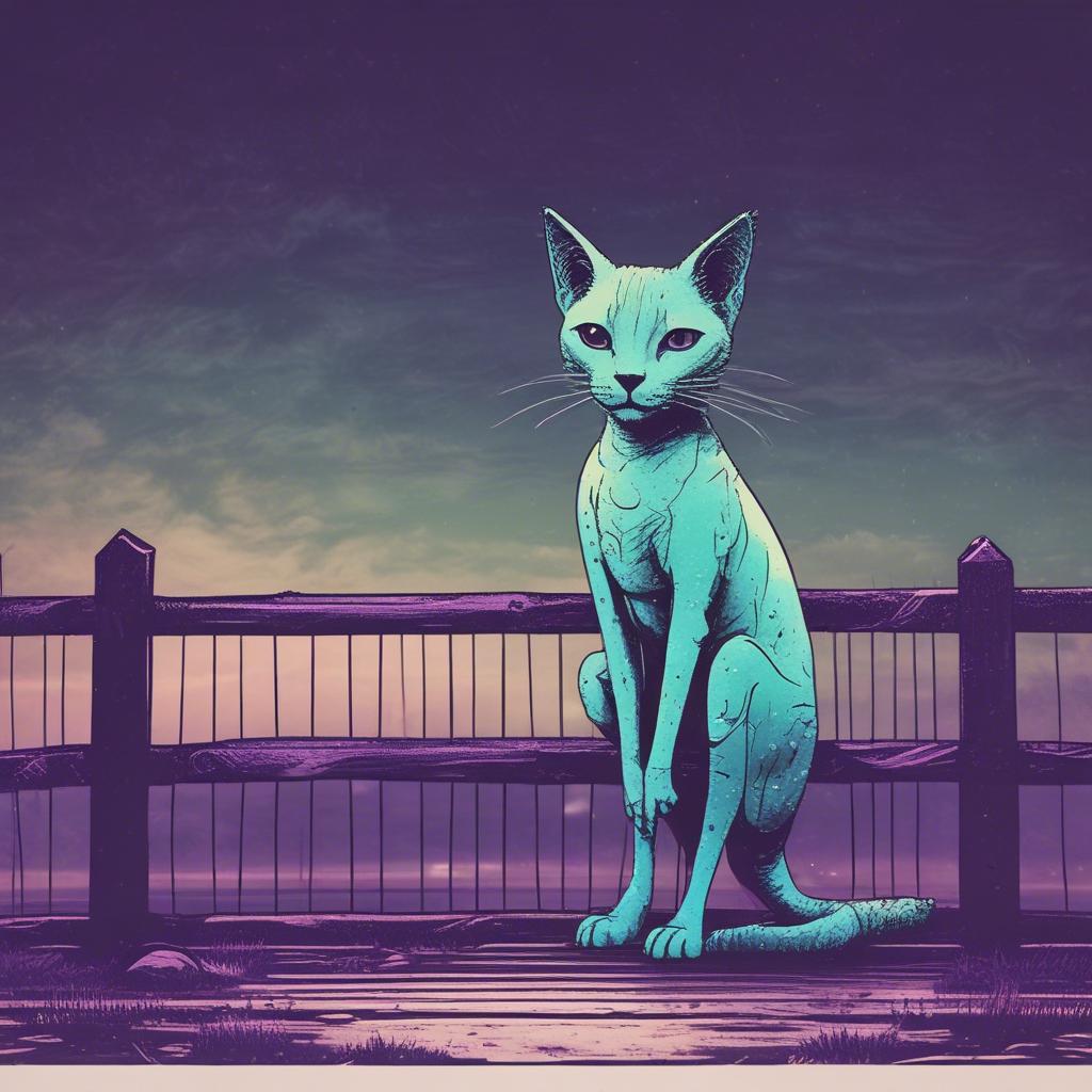 Neighbor’s Cat Alien artwork