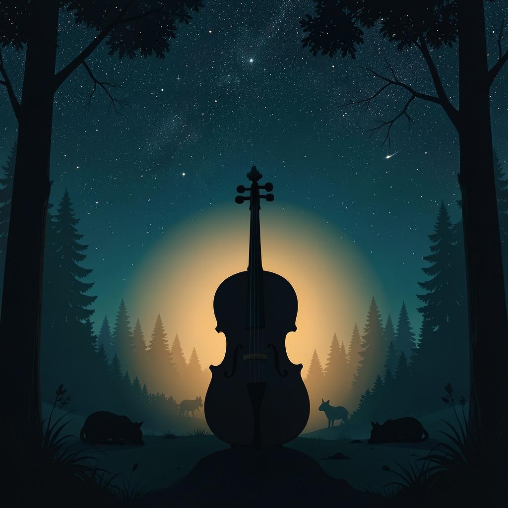 별빛 숲의 자장가 / Lullaby of the Starlit Forest artwork
