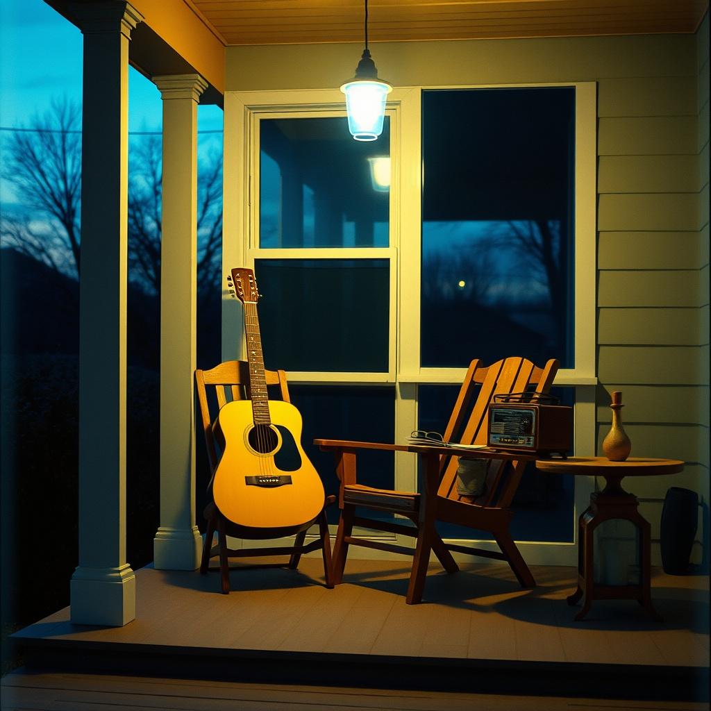 Blue Porch Light - Soft rock RE artwork