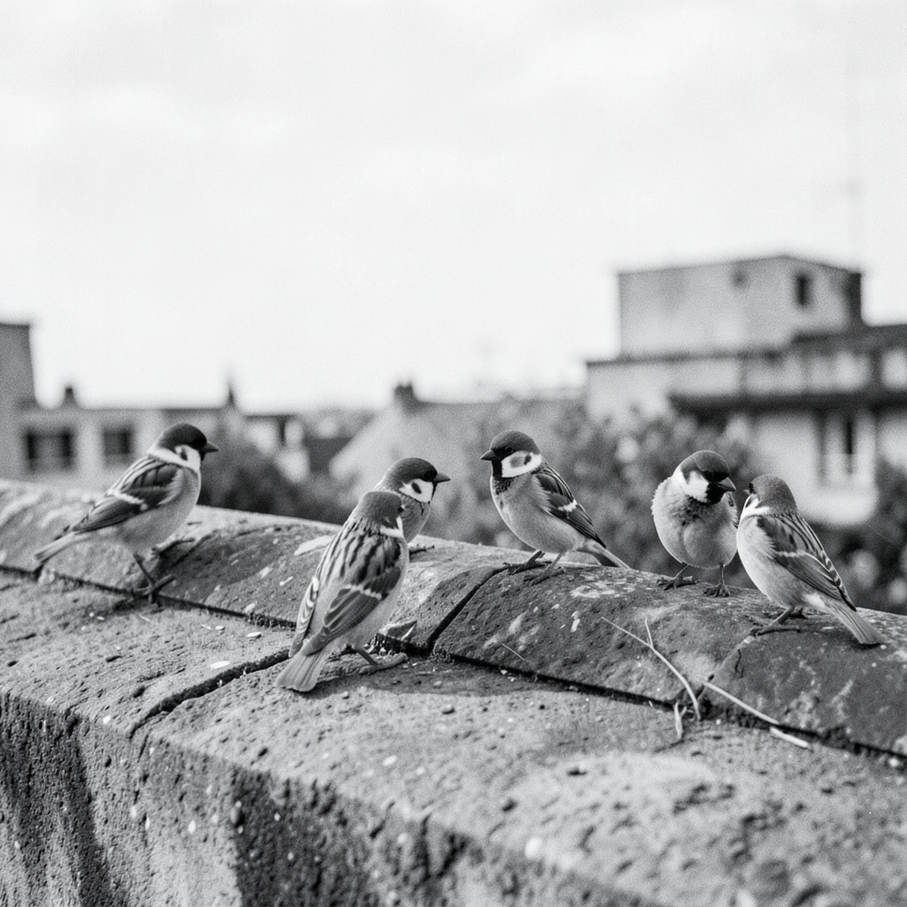 Sparrows Are Not Forgotten By God artwork