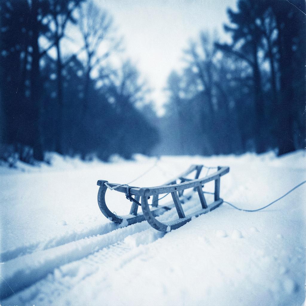 Winterfahrt Im Schnee artwork