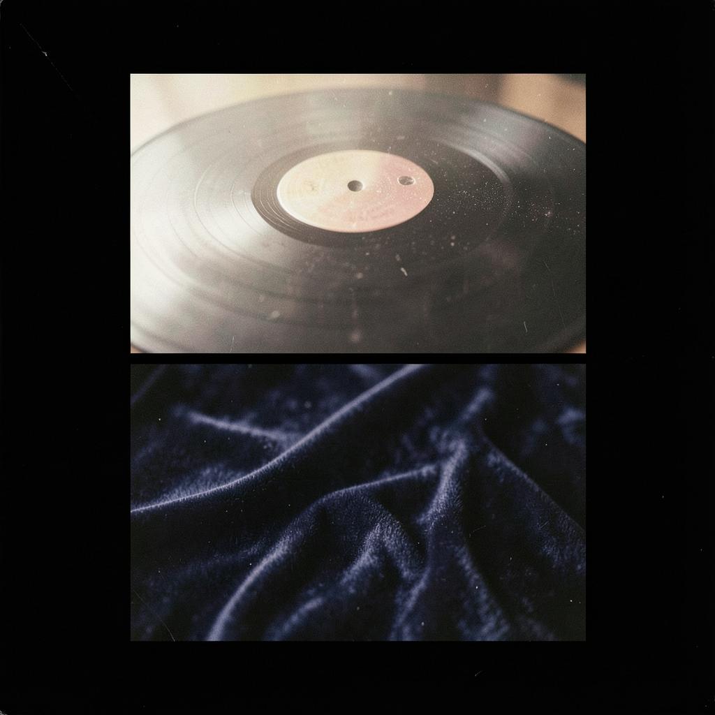 Warm echoes underneath the vinyl crackle artwork