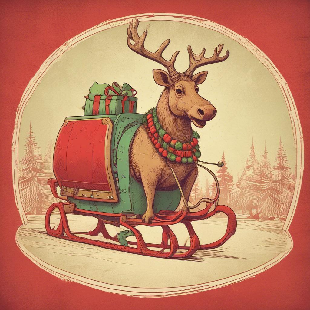 Santa's just too fat !! artwork