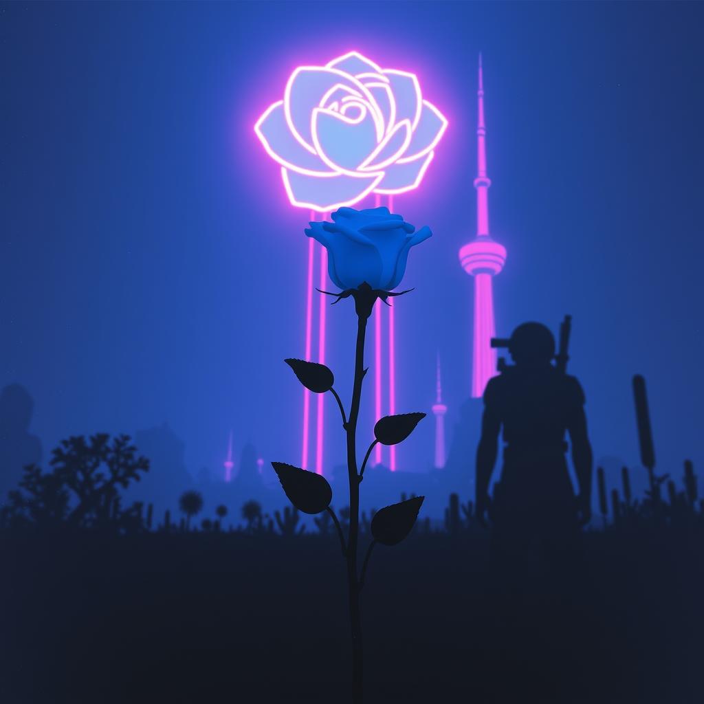Blue rose of Illium artwork