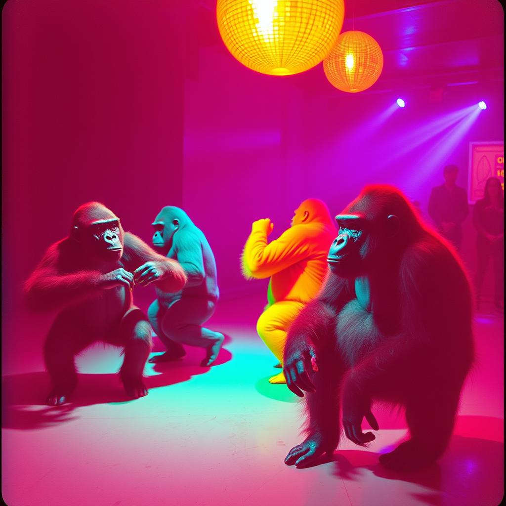 Gorilla dance artwork