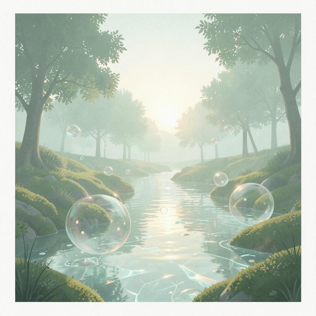 528Hz Rest by the stream -070gs artwork
