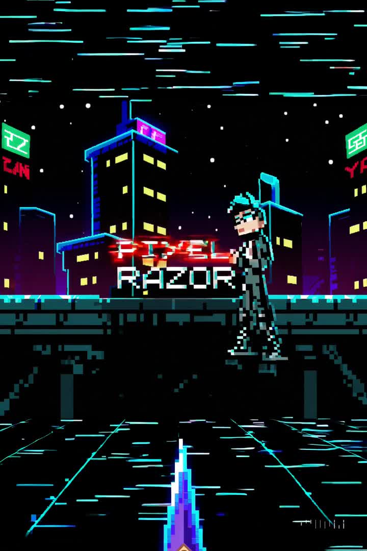 Pixel Razorblade CosmoZombie | Join me on Suno