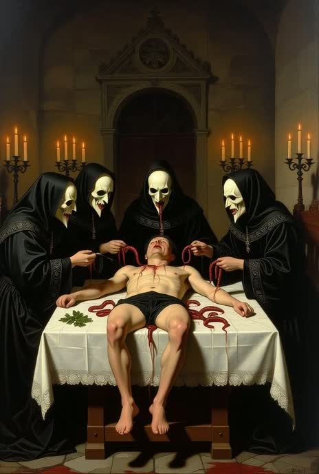 Satanic Butt Worms artwork